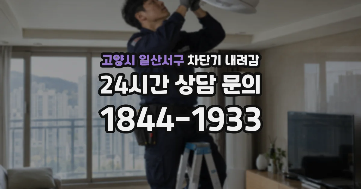 고양시 일산서구 차단기 내려감