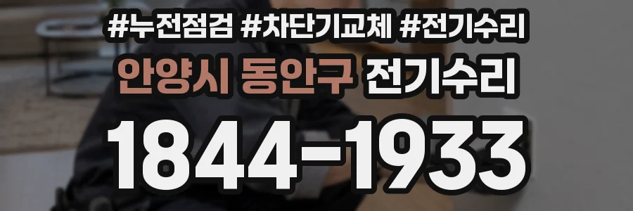 안양시 동안구 전기수리
