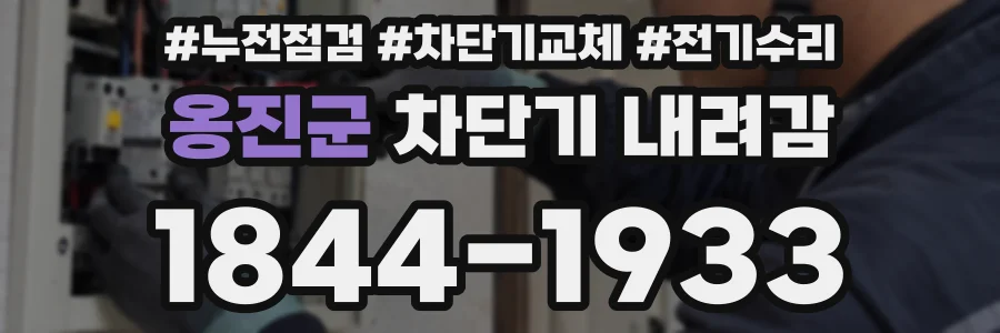 옹진군 차단기 내려감