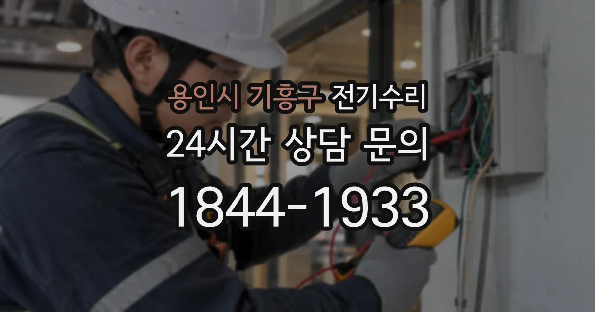 용인시 기흥구 전기수리