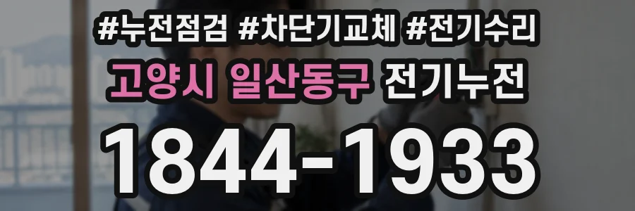 고양시 일산동구 전기누전