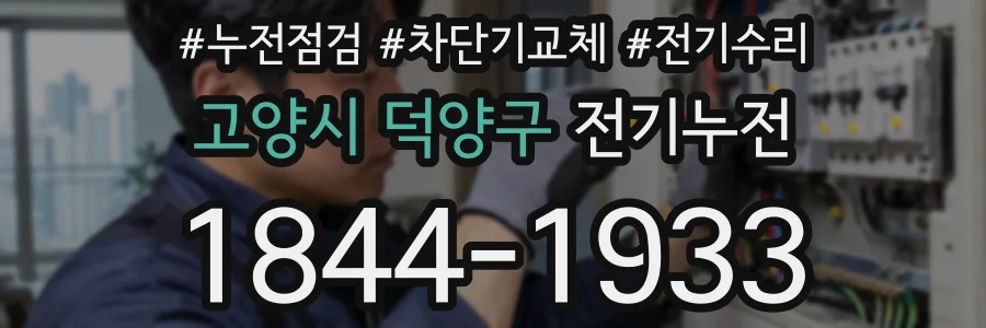 고양시 덕양구 전기누전