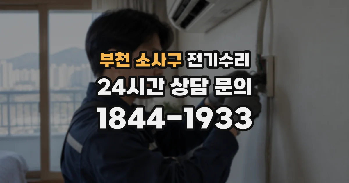 부천 소사구 전기수리