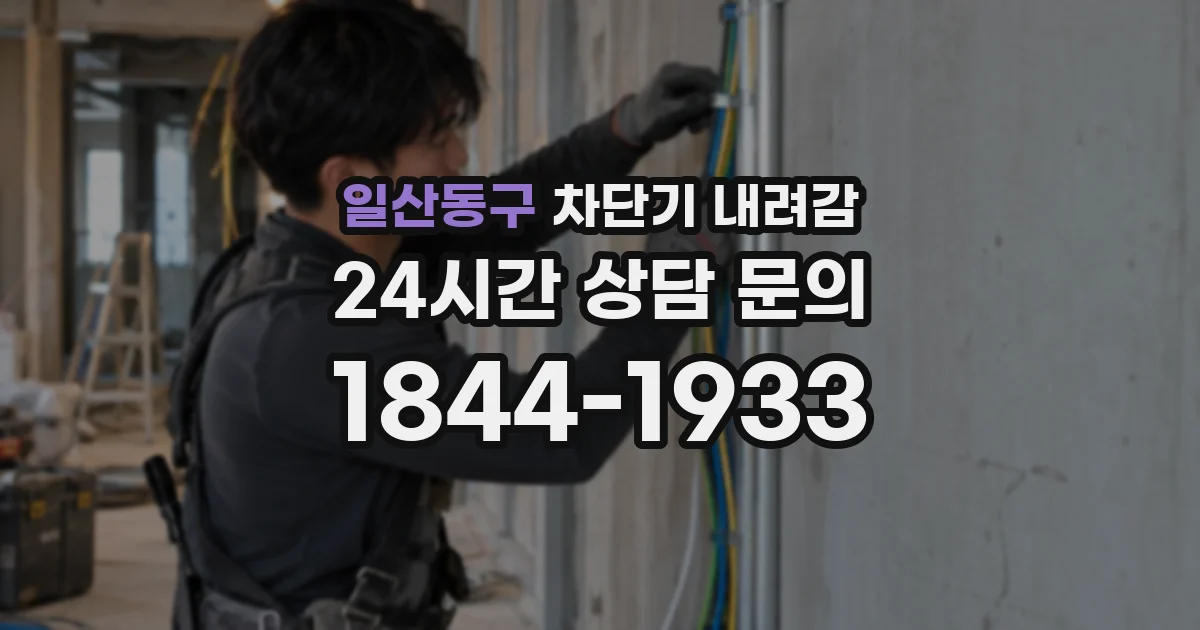 일산동구 차단기 내려감