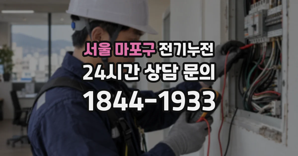 서울 마포구 전기누전