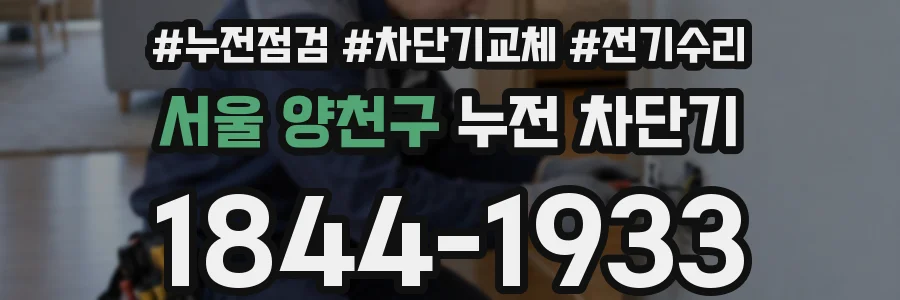 서울 양천구 누전 차단기