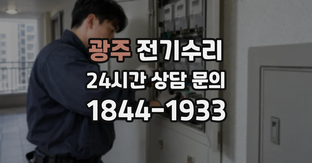광주 전기수리