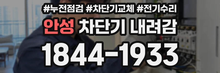 안성 차단기 내려감
