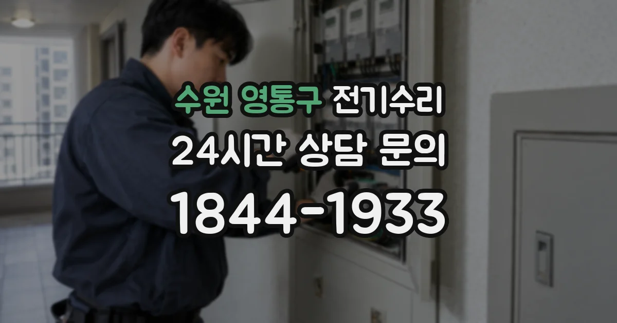 수원 영통구 전기수리
