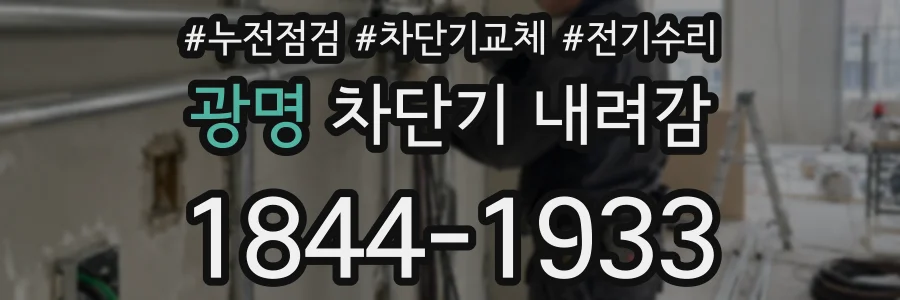 광명 차단기 내려감