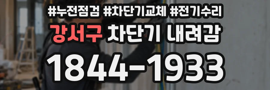 강서구 차단기 내려감