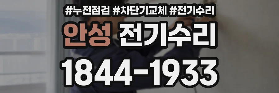 안성 전기수리