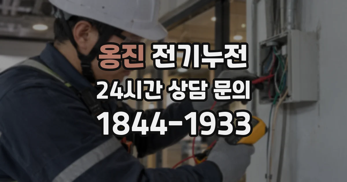 옹진 전기누전