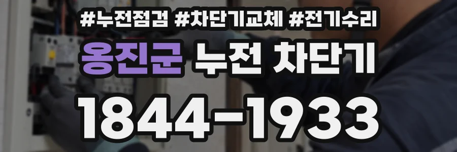 옹진군 누전 차단기