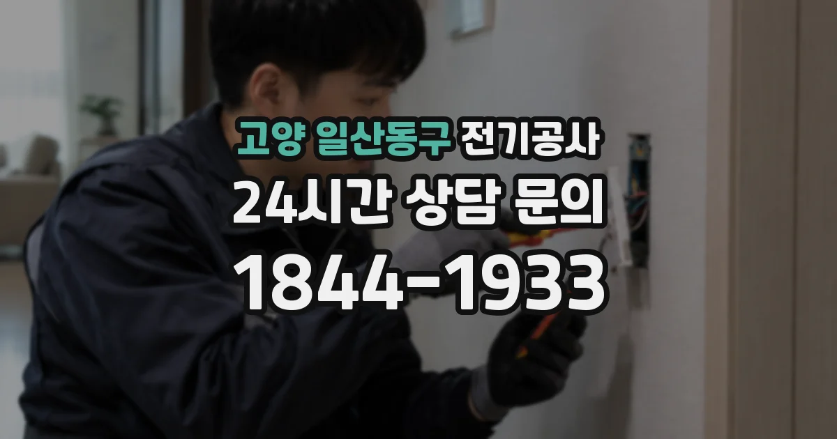 고양 일산동구 전기공사