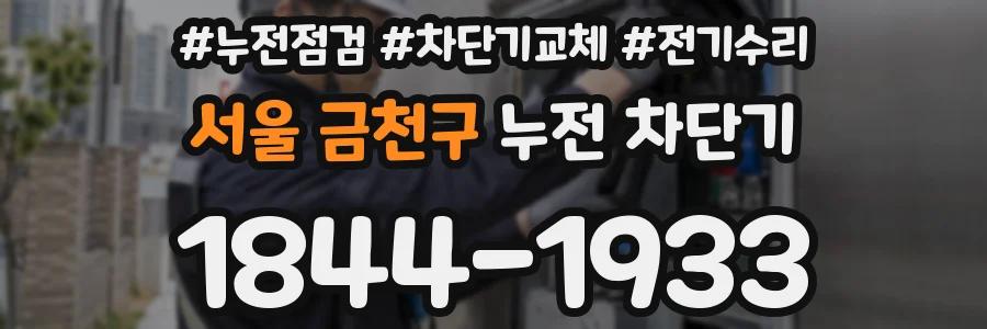 서울 금천구 누전 차단기