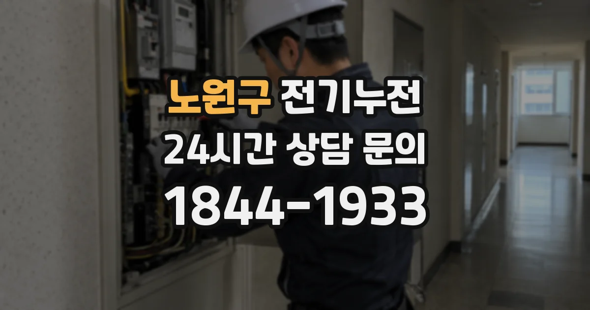노원구 전기누전