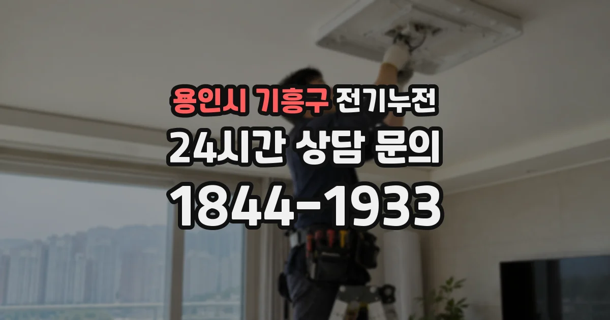 용인시 기흥구 전기누전