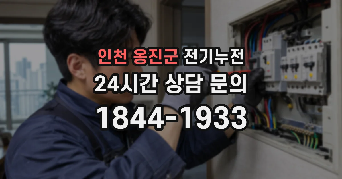 인천 옹진군 전기누전