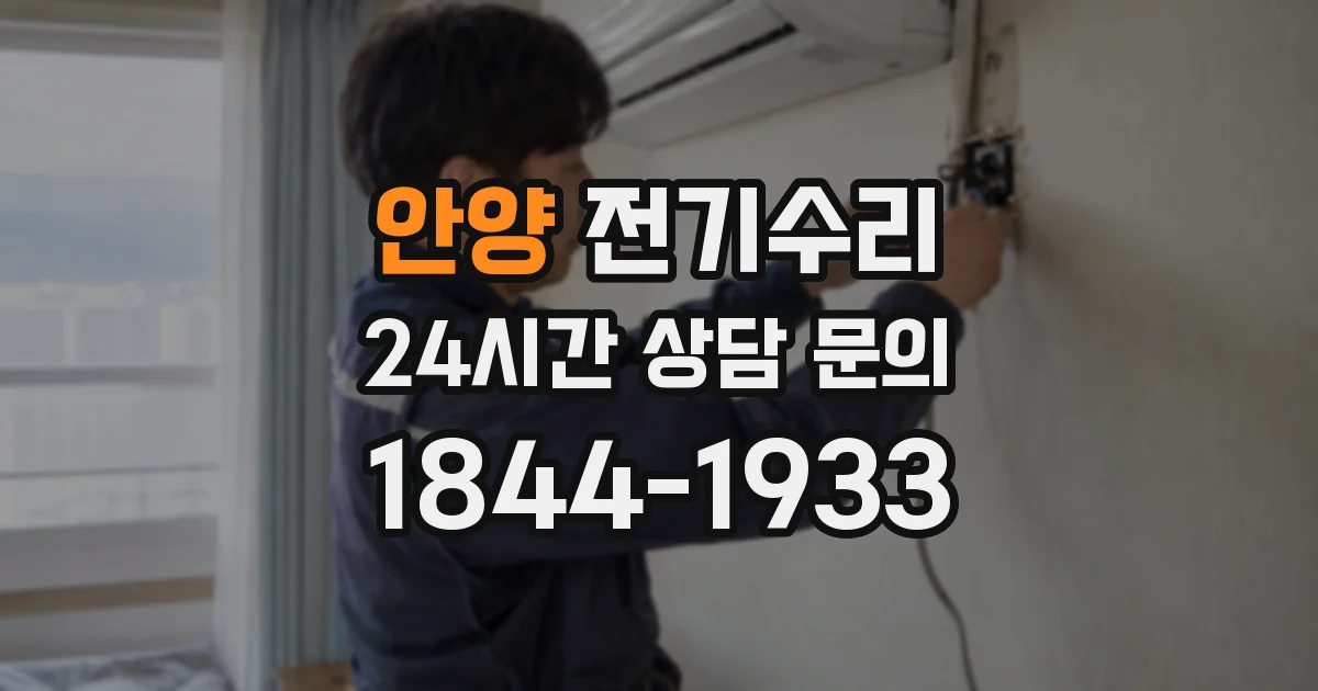 안양 전기수리