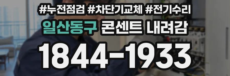 일산동구 콘센트 내려감