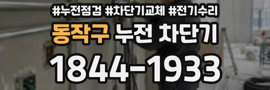 동작구 누전 차단기