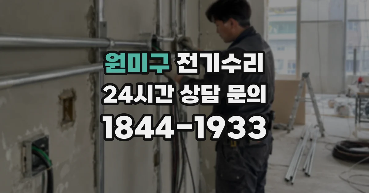 원미구 전기수리