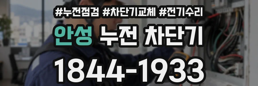 안성 누전 차단기