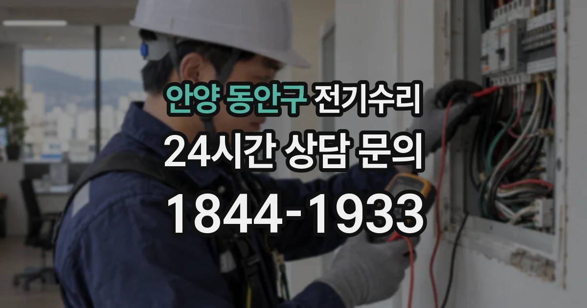 안양 동안구 전기수리