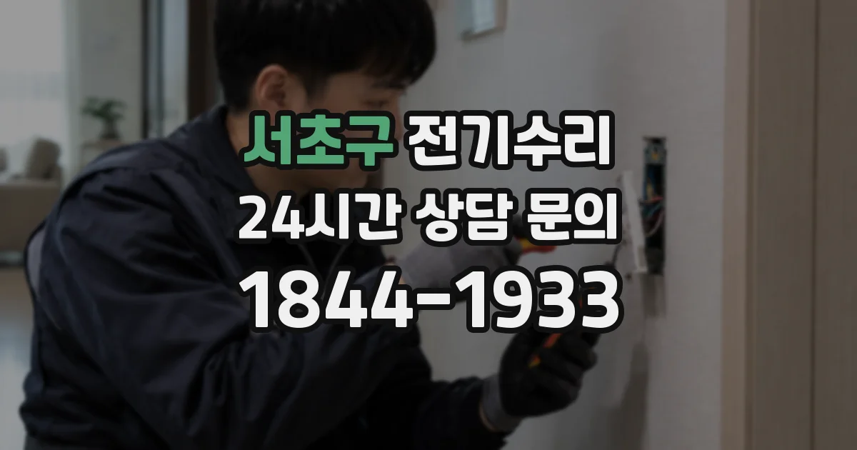 서초구 전기수리