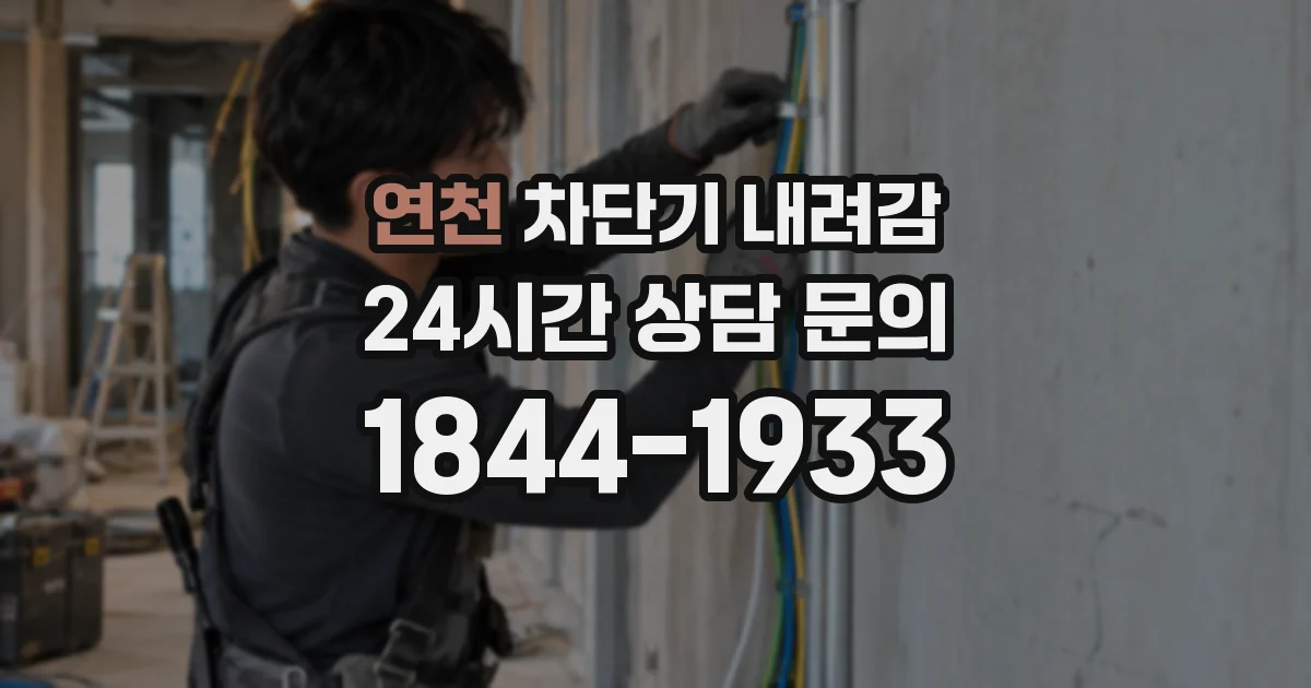 연천 차단기 내려감