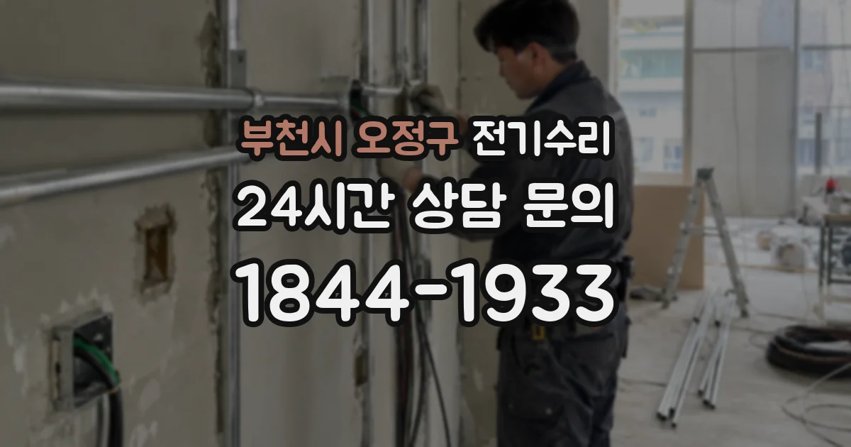 부천시 오정구 전기수리
