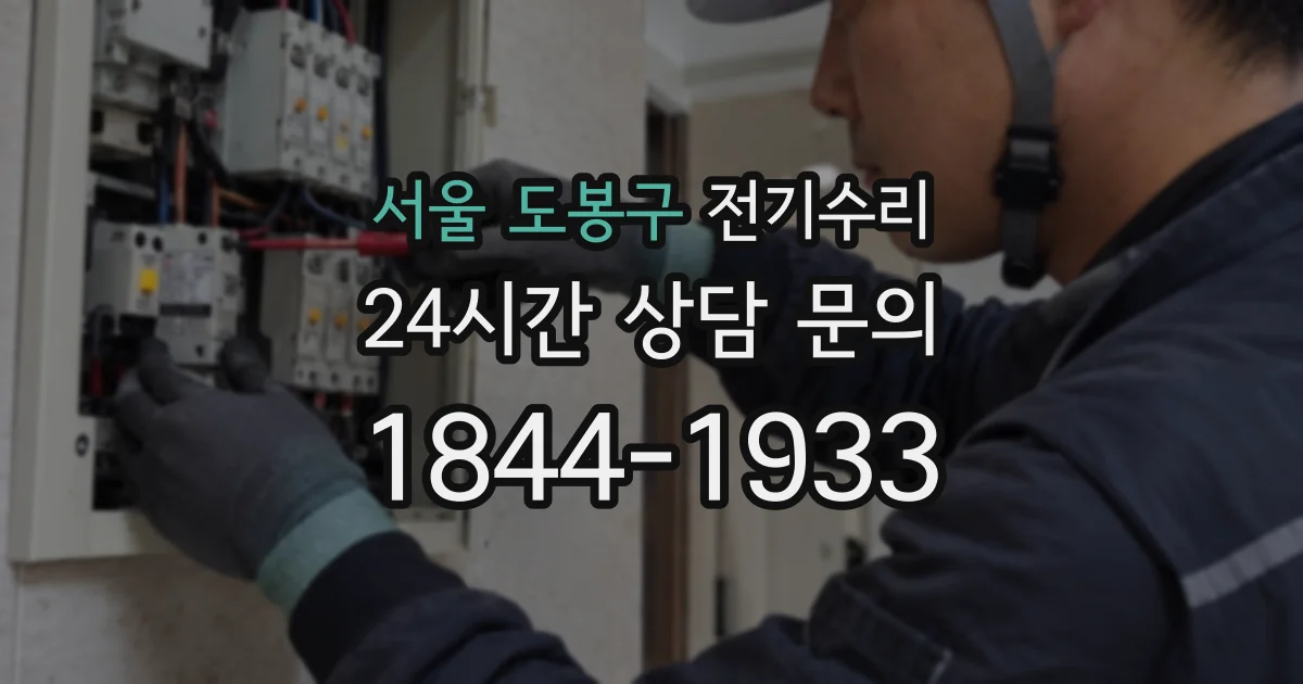 서울 도봉구 전기수리
