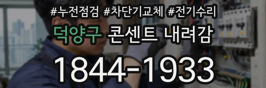 덕양구 콘센트 내려감