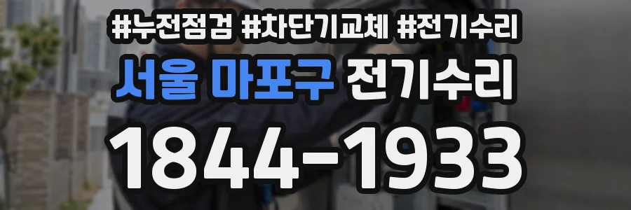 서울 마포구 전기수리