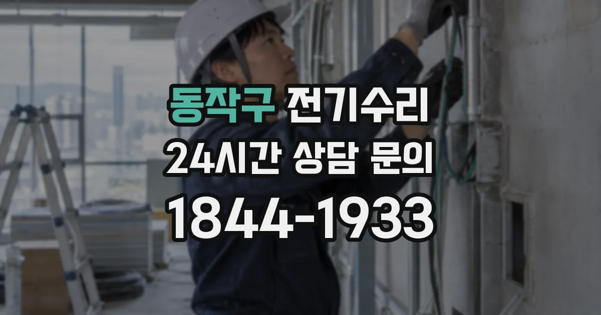 동작구 전기수리