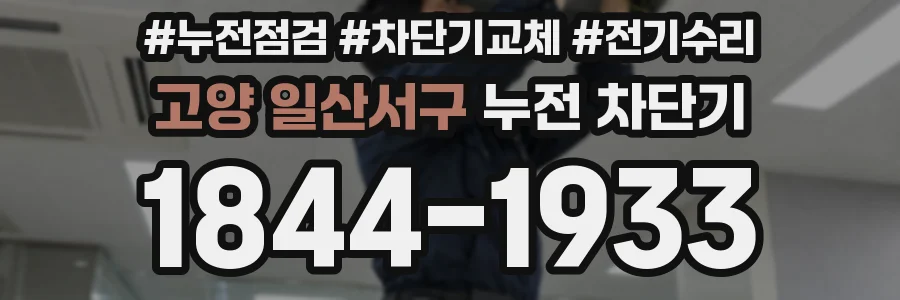 고양 일산서구 누전 차단기