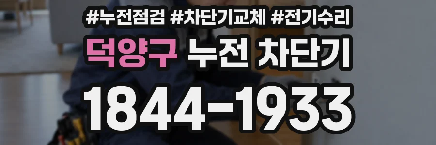 덕양구 누전 차단기