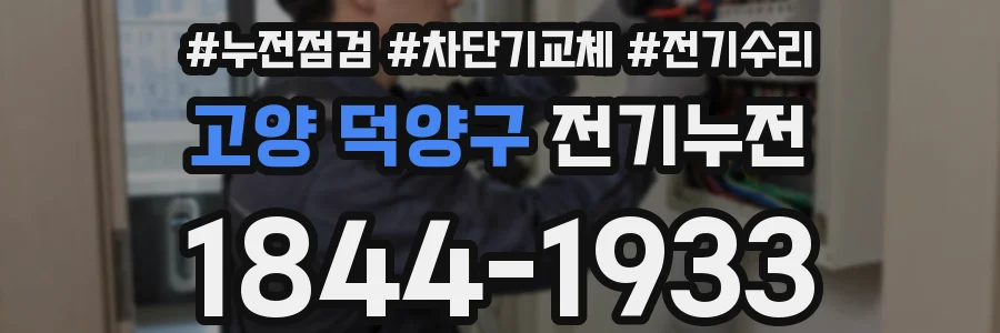 고양 덕양구 전기누전