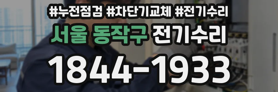 서울 동작구 전기수리
