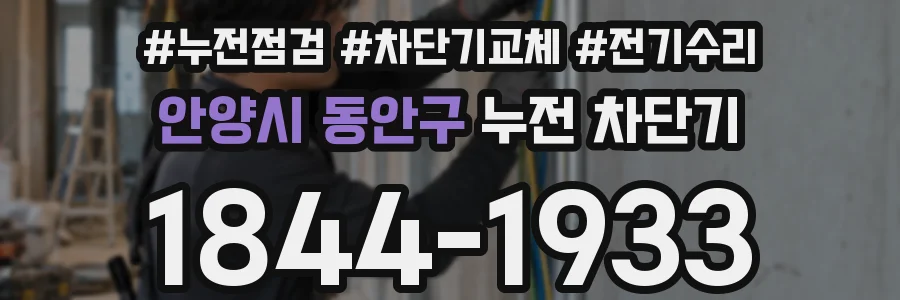 안양시 동안구 누전 차단기