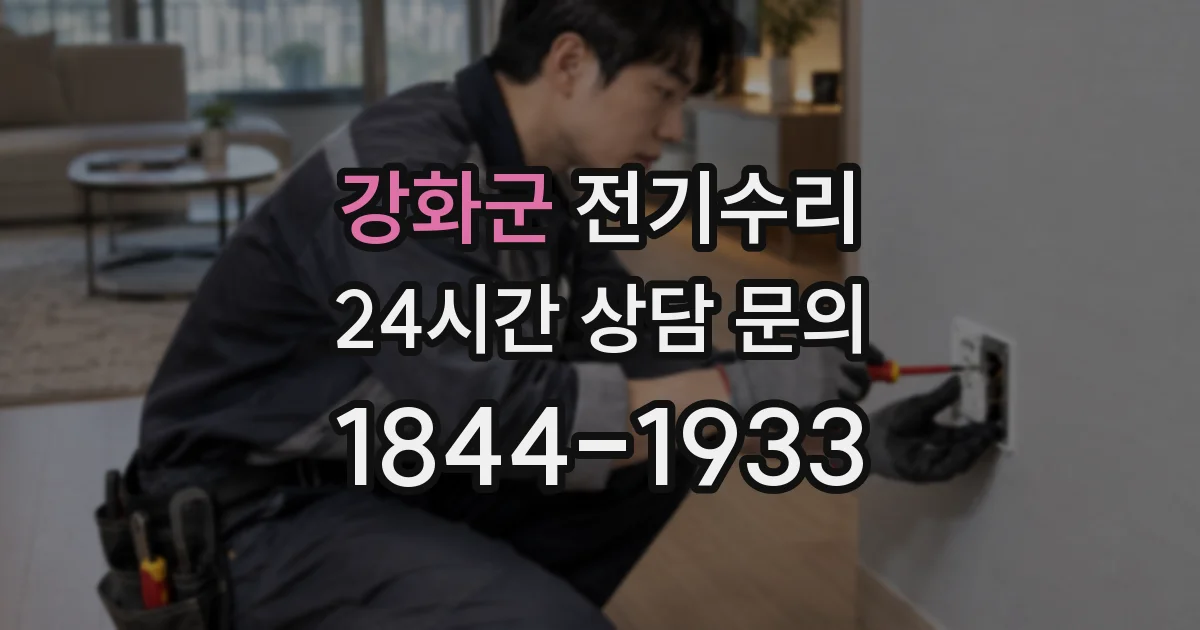 강화군 전기수리