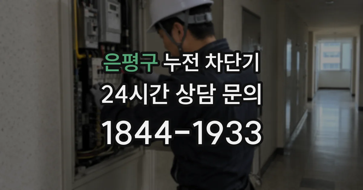 은평구 누전 차단기