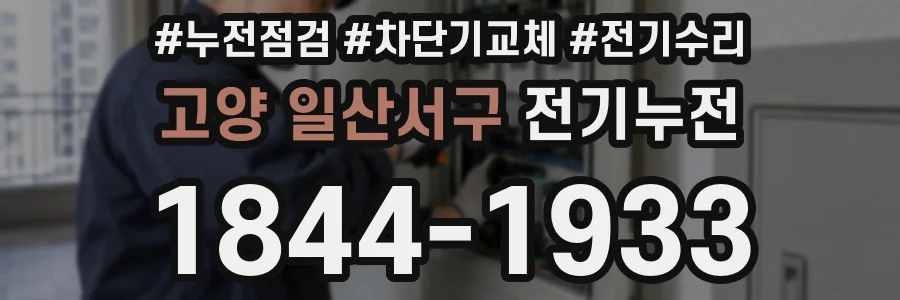 고양 일산서구 전기누전