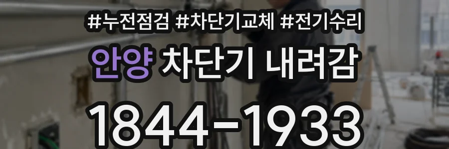 안양 차단기 내려감