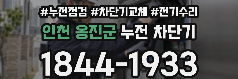인천 옹진군 누전 차단기