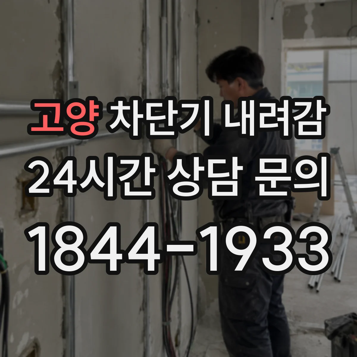 고양 차단기 내려감