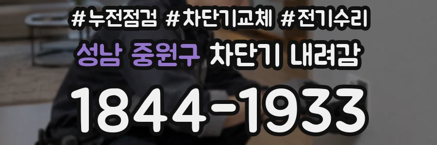 성남 중원구 차단기 내려감