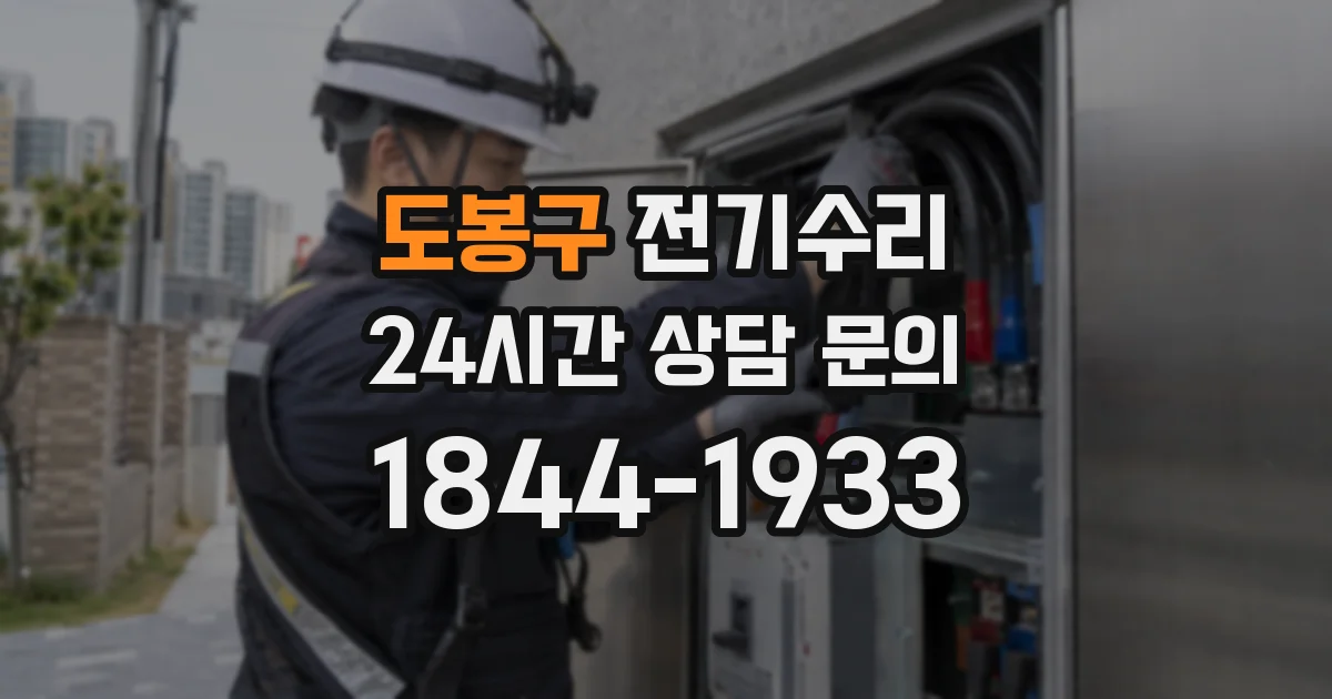 도봉구 전기수리
