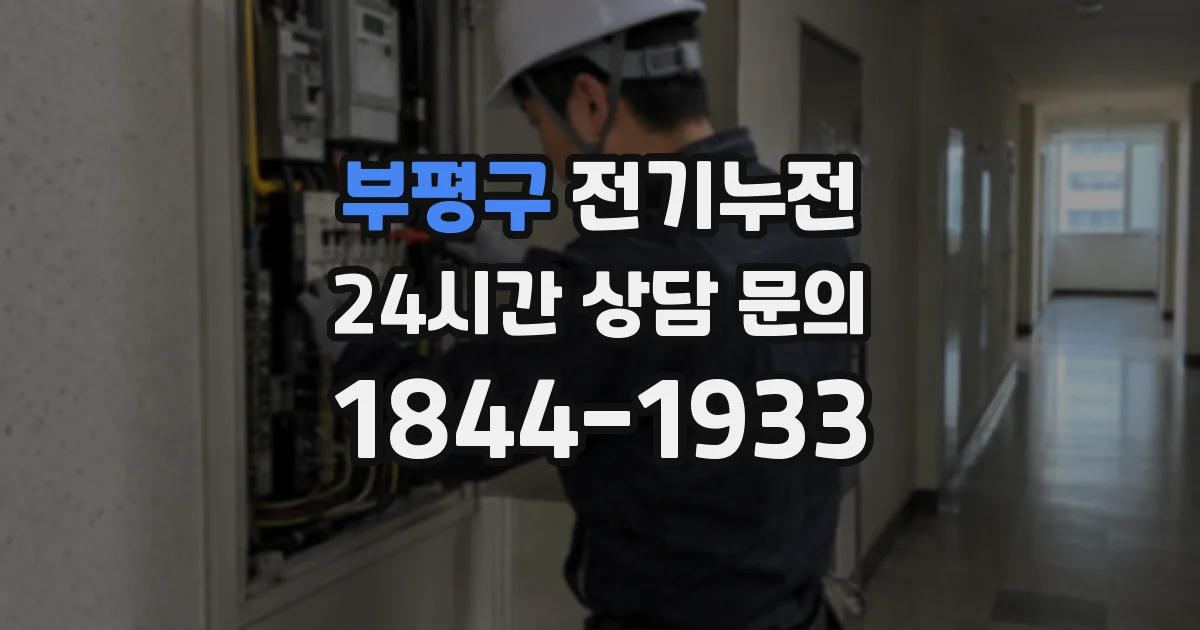 부평구 전기누전